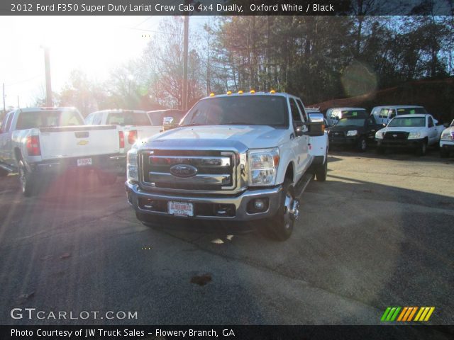 2012 Ford F350 Super Duty Lariat Crew Cab 4x4 Dually in Oxford White