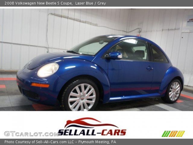 2008 Volkswagen New Beetle S Coupe in Laser Blue