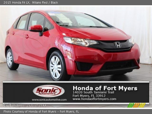 2015 Honda Fit LX in Milano Red