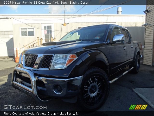 2005 Nissan Frontier SE Crew Cab 4x4 in Super Black