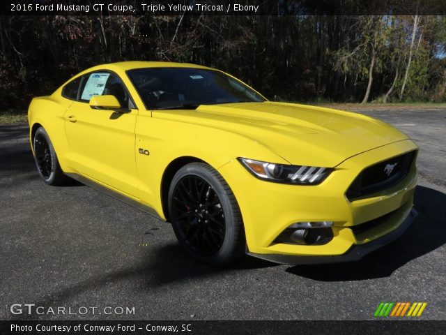 2016 Ford Mustang GT Coupe in Triple Yellow Tricoat