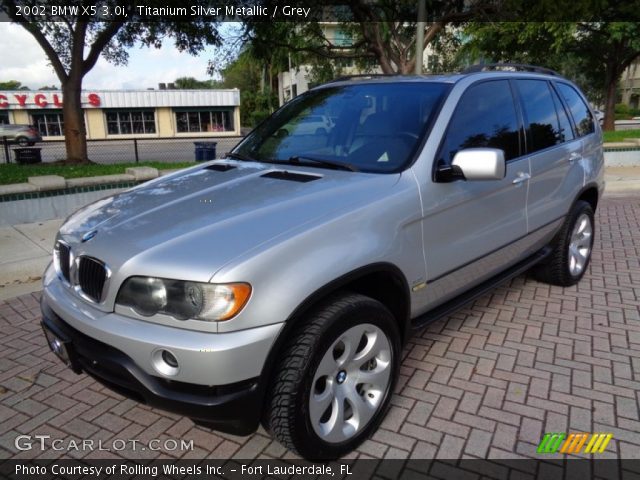 2002 BMW X5 3.0i in Titanium Silver Metallic