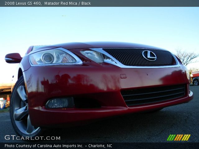 2008 Lexus GS 460 in Matador Red Mica