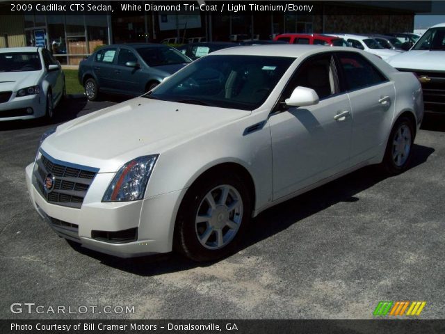 2009 Cadillac CTS Sedan in White Diamond Tri-Coat