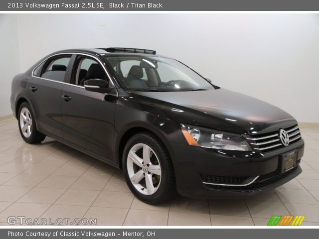2013 Volkswagen Passat 2.5L SE in Black