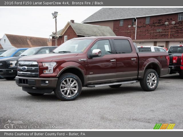 2016 Ford F150 Lariat SuperCrew 4x4 in Bronze Fire