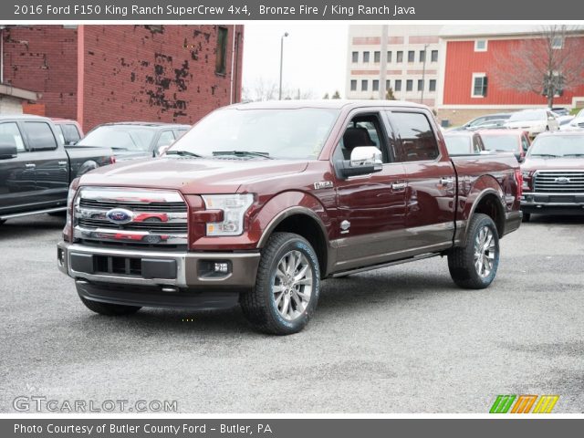 2016 Ford F150 King Ranch SuperCrew 4x4 in Bronze Fire