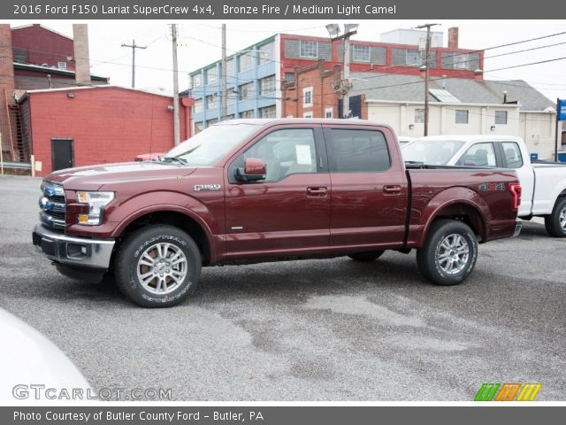 2016 Ford F150 Lariat SuperCrew 4x4 in Bronze Fire