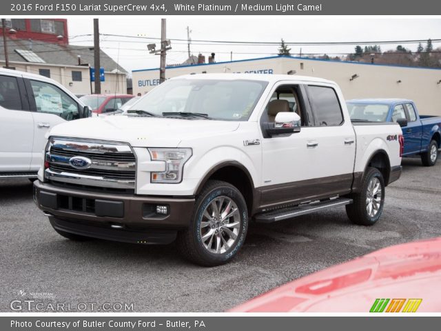 2016 Ford F150 Lariat SuperCrew 4x4 in White Platinum