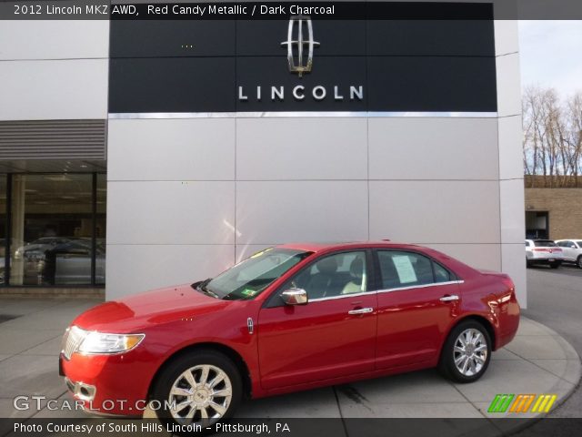 2012 Lincoln MKZ AWD in Red Candy Metallic