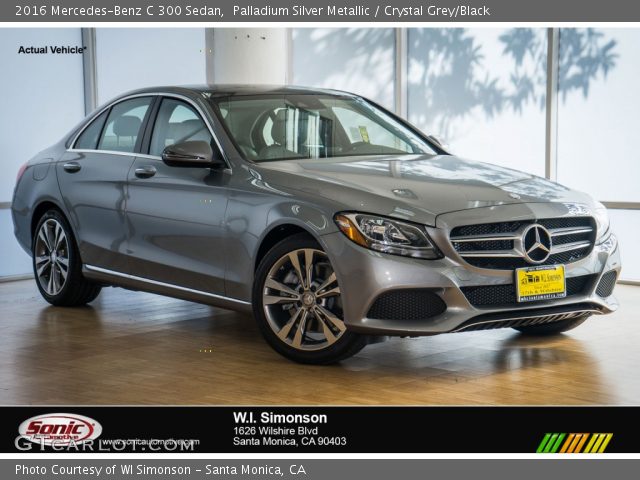 2016 Mercedes-Benz C 300 Sedan in Palladium Silver Metallic