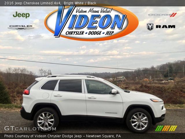 2016 Jeep Cherokee Limited 4x4 in Bright White