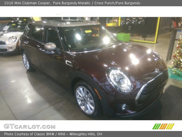 2016 Mini Clubman Cooper in Pure Burgundy Metallic