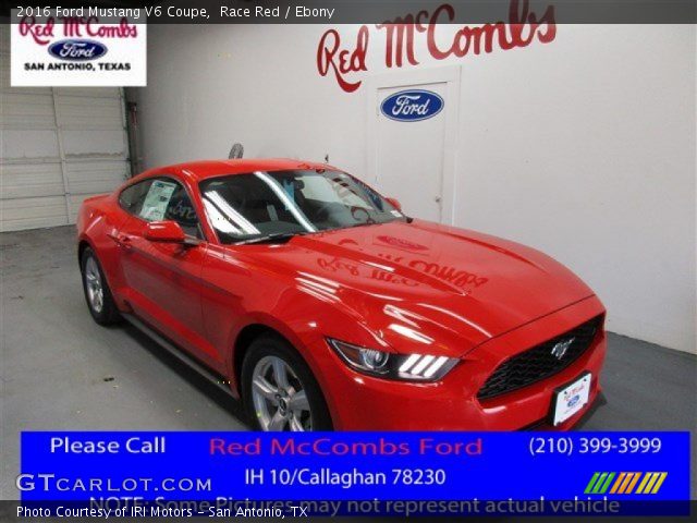 2016 Ford Mustang V6 Coupe in Race Red
