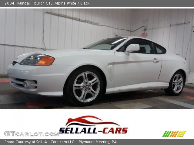 2004 Hyundai Tiburon GT in Alpine White