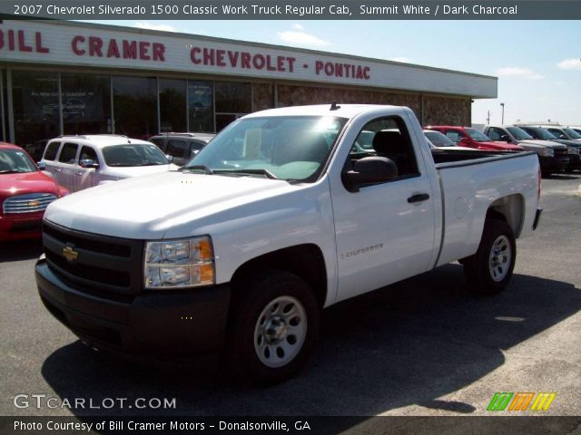 2007 Chevrolet Silverado 1500 Classic Work Truck Regular Cab in Summit White