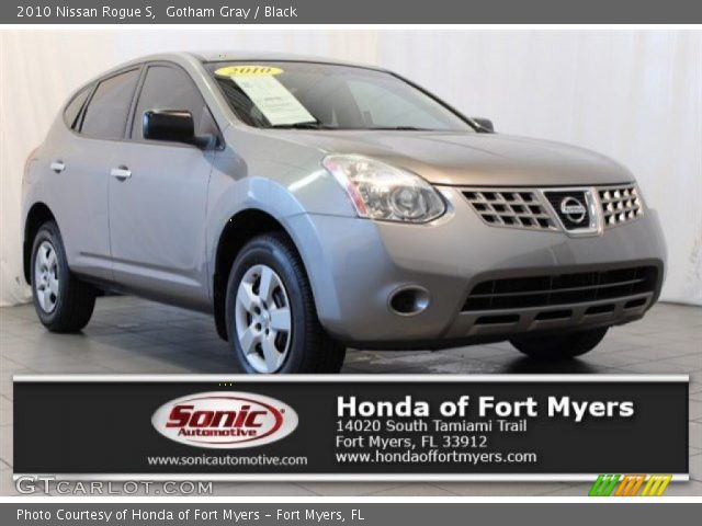 2010 Nissan Rogue S in Gotham Gray