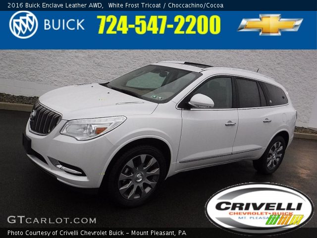 2016 Buick Enclave Leather AWD in White Frost Tricoat