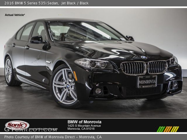 2016 BMW 5 Series 535i Sedan in Jet Black