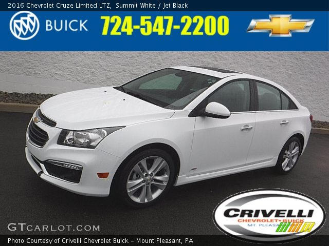 2016 Chevrolet Cruze Limited LTZ in Summit White