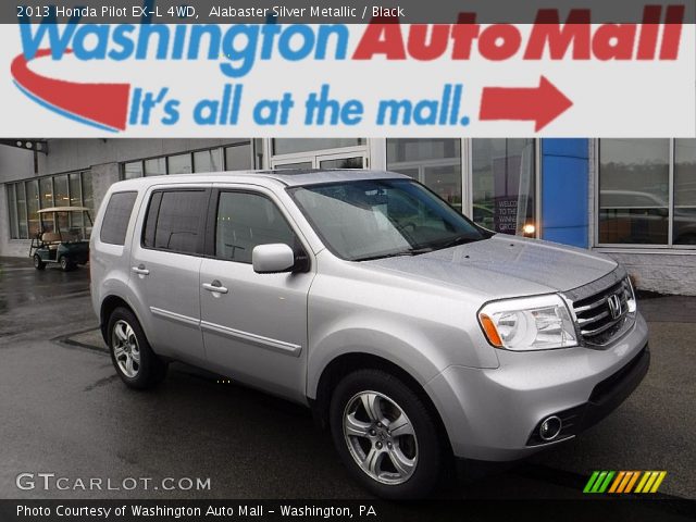 2013 Honda Pilot EX-L 4WD in Alabaster Silver Metallic