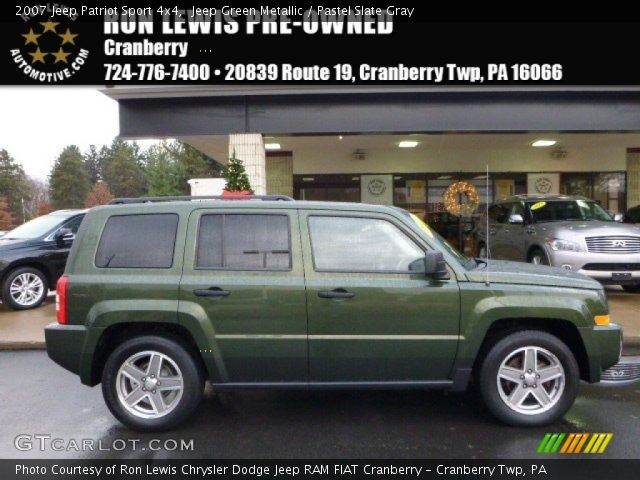 Jeep Green Metallic 2007 Jeep Patriot Sport 4x4 Pastel