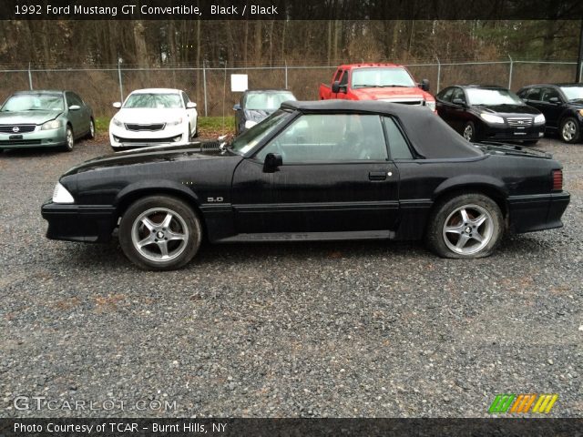 1992 Ford Mustang GT Convertible in Black