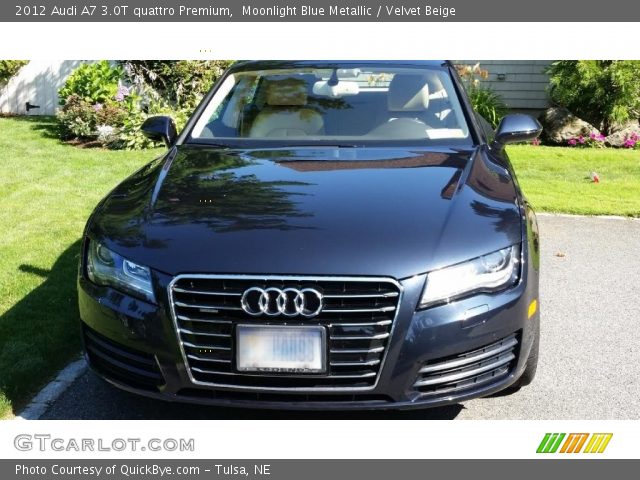 2012 Audi A7 3.0T quattro Premium in Moonlight Blue Metallic