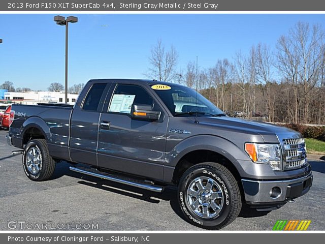 2013 Ford F150 XLT SuperCab 4x4 in Sterling Gray Metallic
