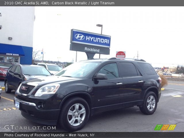 2010 GMC Acadia SL AWD in Carbon Black Metallic