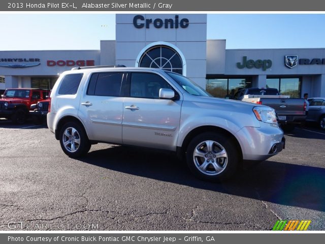 2013 Honda Pilot EX-L in Alabaster Silver Metallic