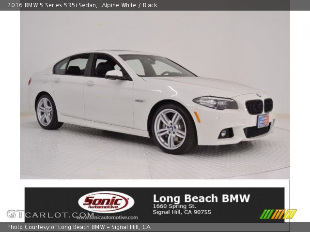 2016 BMW 5 Series 535i Sedan in Alpine White