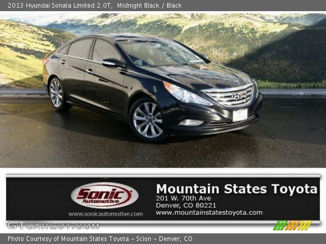 2013 Hyundai Sonata Limited 2.0T in Midnight Black