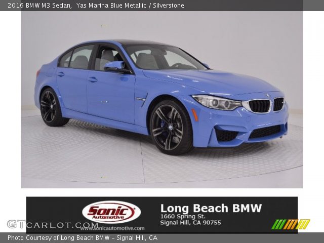 2016 BMW M3 Sedan in Yas Marina Blue Metallic