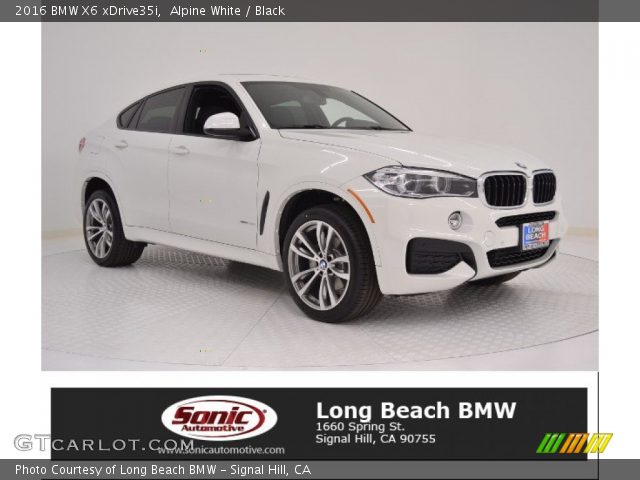 2016 BMW X6 xDrive35i in Alpine White