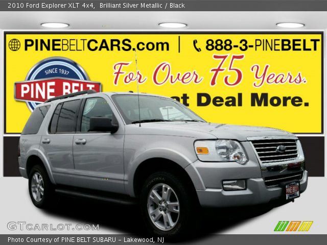 2010 Ford Explorer XLT 4x4 in Brilliant Silver Metallic