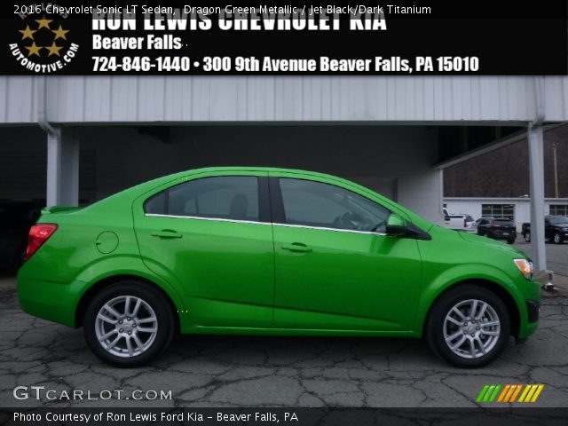 2016 Chevrolet Sonic LT Sedan in Dragon Green Metallic