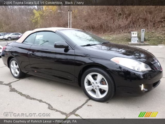 2006 Toyota Solara SLE V6 Convertible in Black