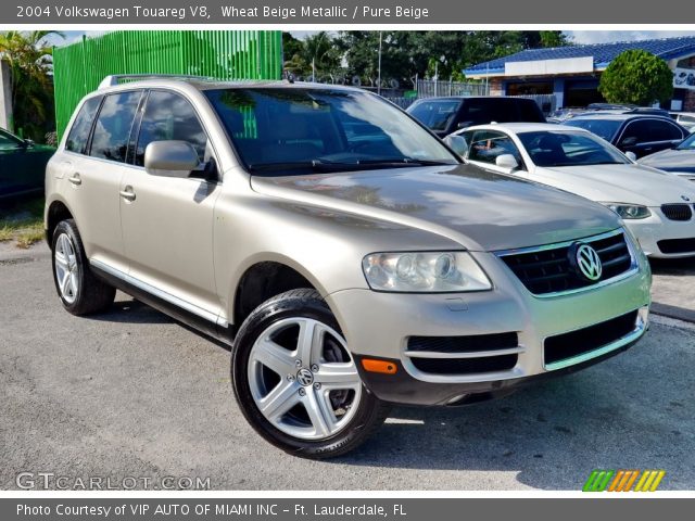 2004 Volkswagen Touareg V8 in Wheat Beige Metallic