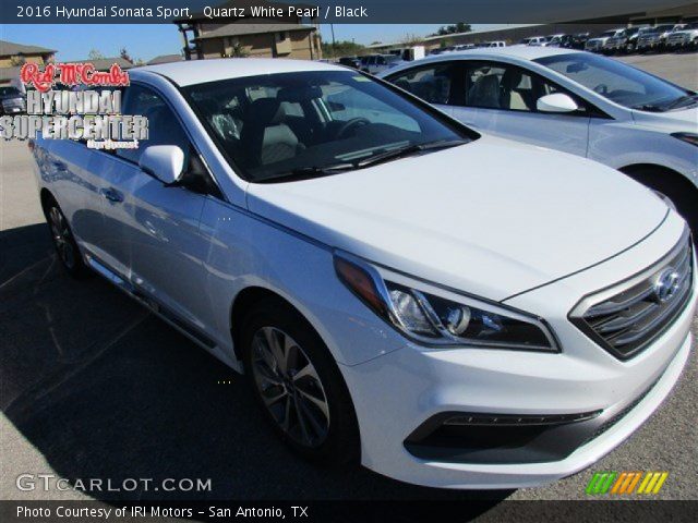 2016 Hyundai Sonata Sport in Quartz White Pearl