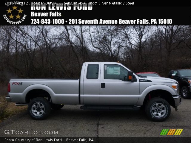 2016 Ford F250 Super Duty XL Super Cab 4x4 in Ingot Silver Metallic