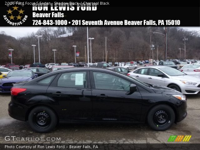 2016 Ford Focus S Sedan in Shadow Black