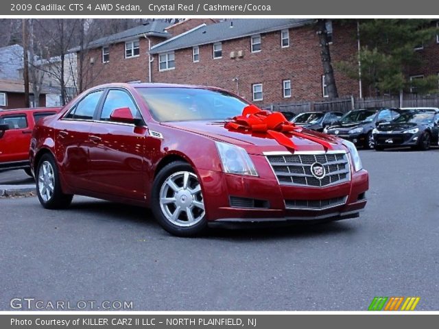 2009 Cadillac CTS 4 AWD Sedan in Crystal Red