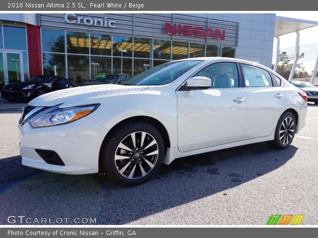 2016 Nissan Altima 2.5 SL in Pearl White