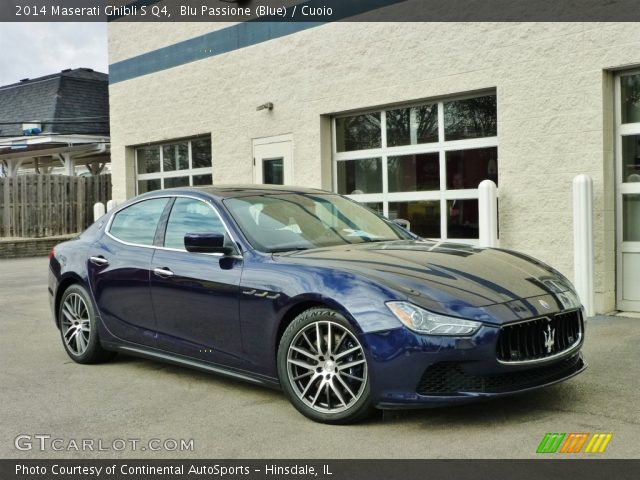 2014 Maserati Ghibli S Q4 in Blu Passione (Blue)