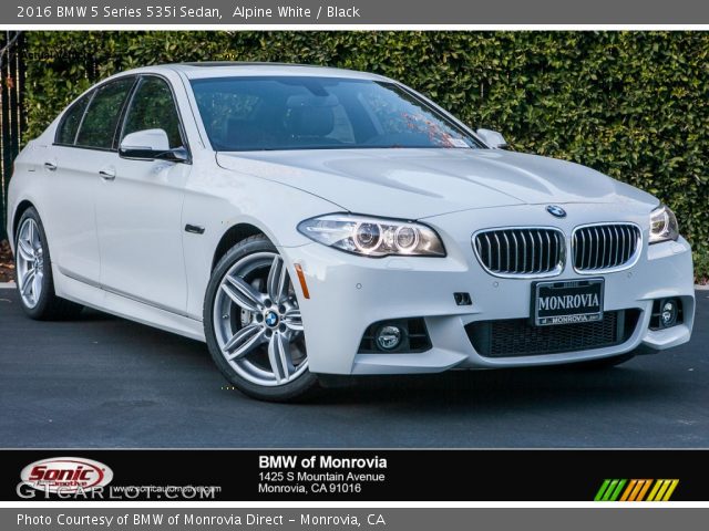 2016 BMW 5 Series 535i Sedan in Alpine White