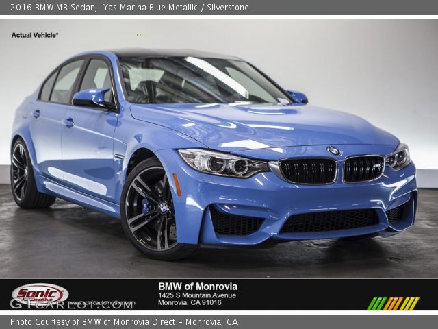 2016 BMW M3 Sedan in Yas Marina Blue Metallic