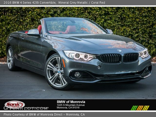 2016 BMW 4 Series 428i Convertible in Mineral Grey Metallic