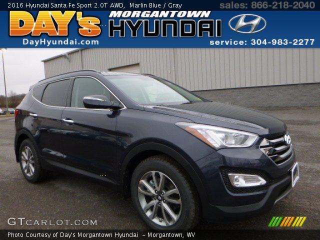 2016 Hyundai Santa Fe Sport 2.0T AWD in Marlin Blue