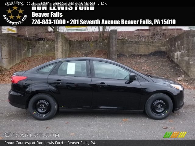2016 Ford Focus S Sedan in Shadow Black